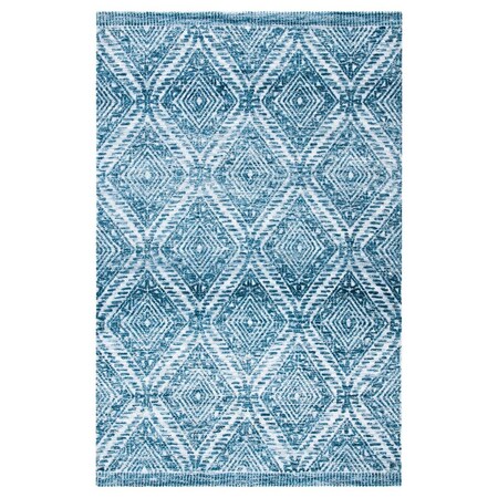 Safavieh 6 x 9 ft. Roslyn Hand Loomed Rectangle Area Rug, Blue ROS701M-6